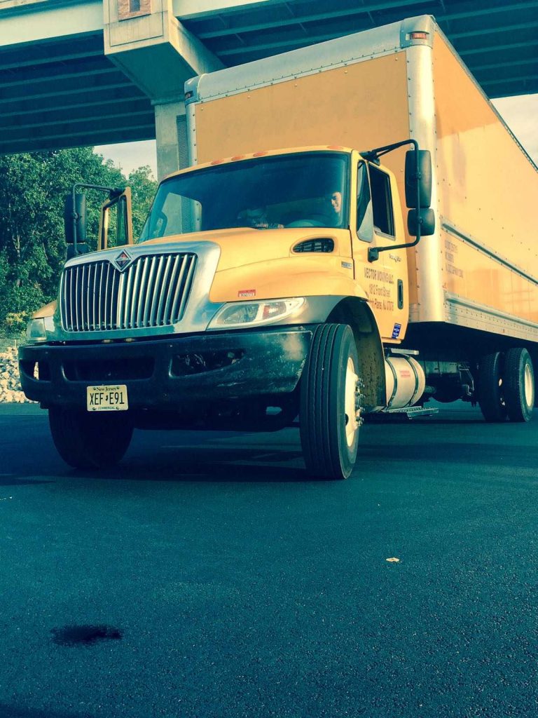 Essex County Moving truck.