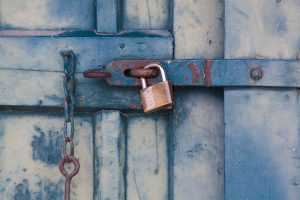 A padlock for safety of your items.