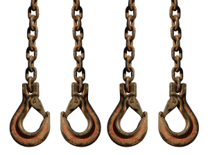 Large hooks for lifting heavy objects