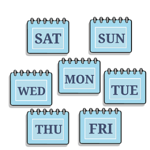 Weekdays