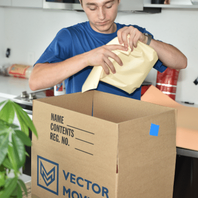 Experienced Jersey City movers from a trusted Jersey City moving company carefully handling and transporting household belongings